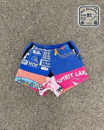 Upcycled Patchwork Shorts