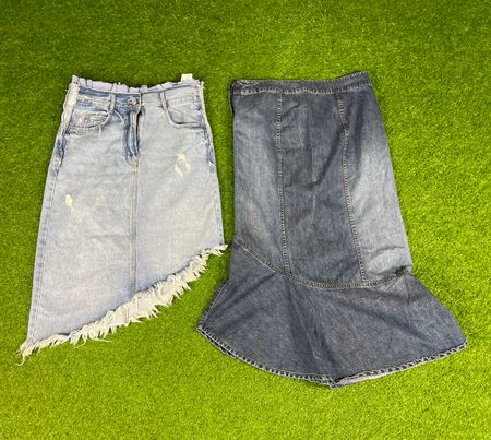 Stylish denim skirts