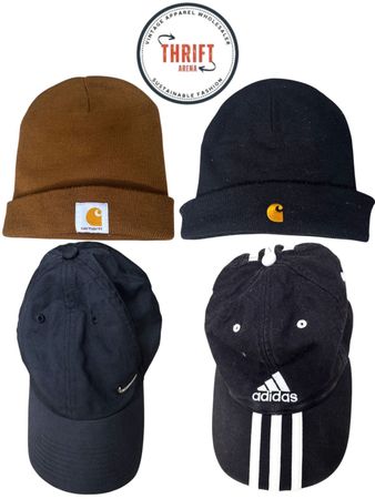 T2604 Carhartt/Nike/Adidas Mix Caps Bennies Selection