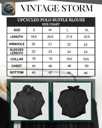 Blusa con volant Ralph Lauren riciclata