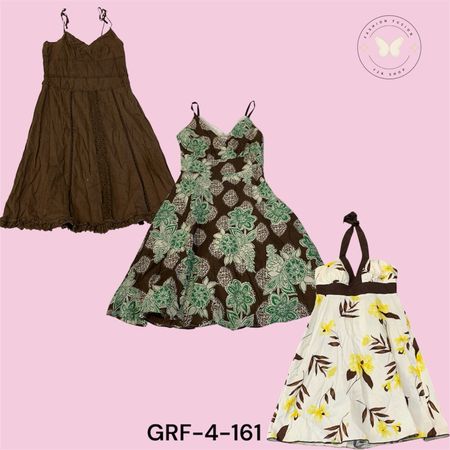 Women’s Y2K Cotton Dress with Trendy Graphic Print (GRF-4-161)