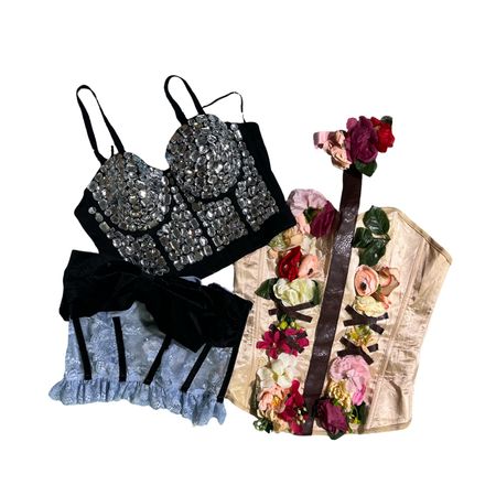 Designer corset top (brand) include victoria secret , Frederick and Alivilia