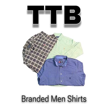 Polo Ralph Lauren and chaps cotton man shirts     (TTB-35)