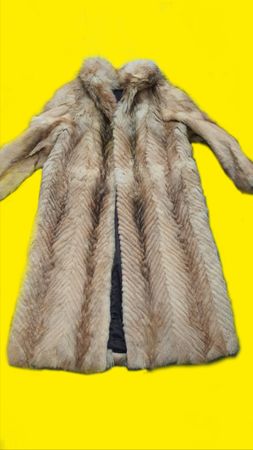 Real fur coat