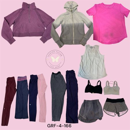 Lululemon Mix Bundle – 50 Pieces | Premium Activewear Assorted Lot  (GRF-4-166)