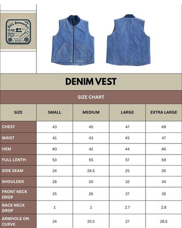 Upcycled Denim Utility Vest