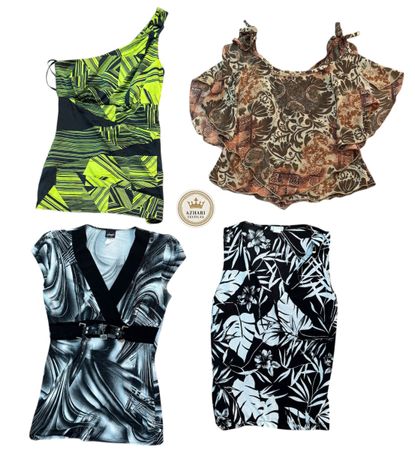 Y2K Tropical Tops 15 pcs At 762