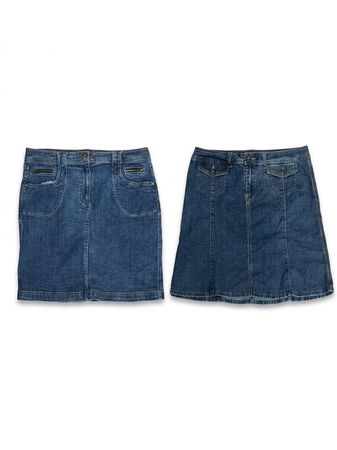 (FV-1169) Y2K Denim Mini Röcke