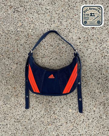Upcycled Adidas Belt-Strap Bag