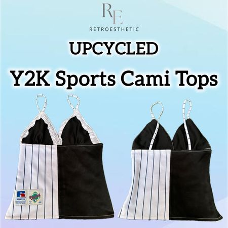 Upcycled Branded Jerseys Cami Tops