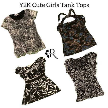 Y2K Cutesy Vibe Tank Tops RW-1788
