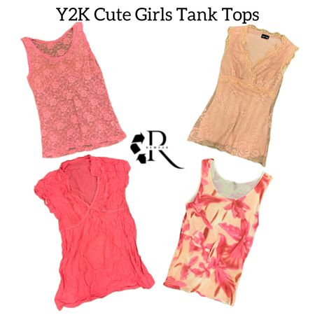 Y2K Cutesy Vibe Printed Tank Tops RW-1789