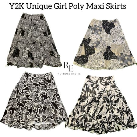Y2K Unique Girl Poly Skirt Re-3041