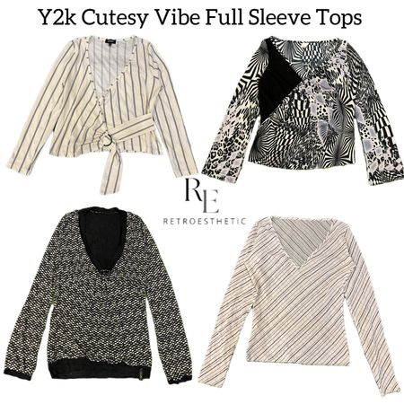 Y2K Cutesy Vibe Full Sleeve Tops are-3047