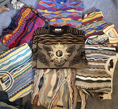 Coogi-Style Sweaters