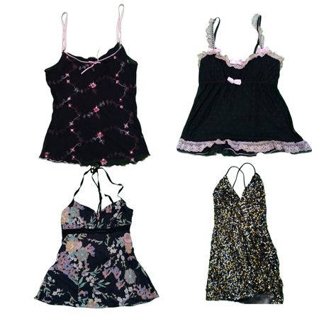 Y2K Edgy Girl Grunge Cami Tops TY-016