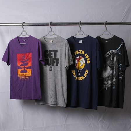 Single Stitch T-Shirts | 10 pcs | Wildlife, Slogan, Art Event & Graphic | BND 17/22