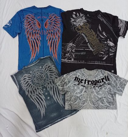CR7542 Vintage Skull T-Shirts