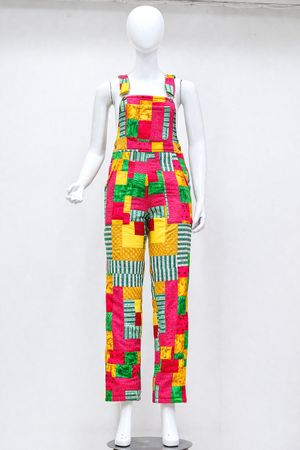 CR1521 Upcycled Patchwork Dungaree