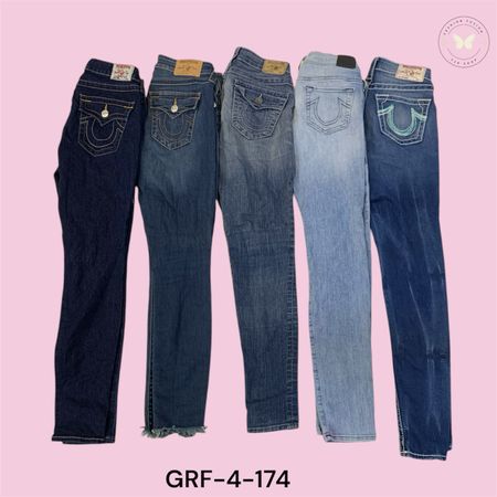 True Religion Bootcut Skinny Jeans – Vintage Wash Denim  (GRF-4-174)