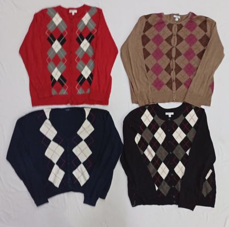 CR7547 Y2K Diamond Sweaters