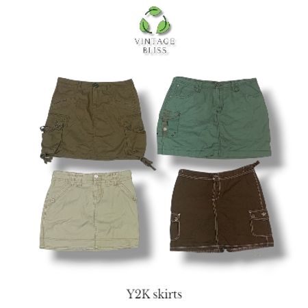 Jupes en coton mini Y2K