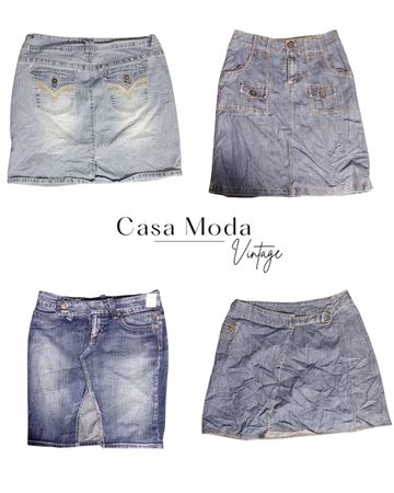150426-4 Denim midi skirts 9Pcs