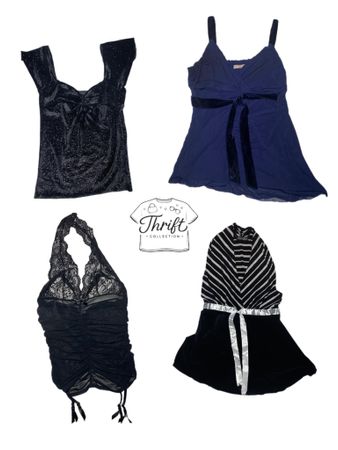 Y2k Gothic mix Tops ( TC002 )