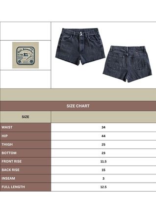 Upcycled Denim Cutoff Shorts