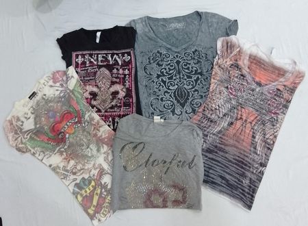 CR7602 Y2K Baby Tees