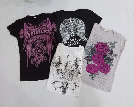 CR7604 Y2K Baby Tees