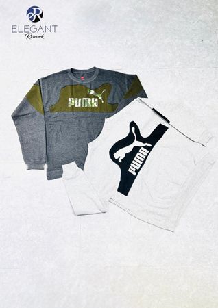 UPCYCLED Puma Sweatshirts - EVR0377