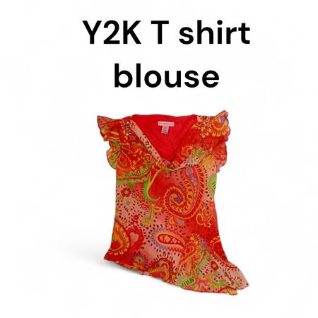T-shirt blouse Y2K Gypsy