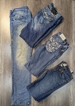 5169 - Miss Me, True Religion and Rock Revival Straight and Flare Jeans