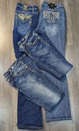 5170 - Miss Me, True Religion and Rock Revival Straight and Flare Jeans