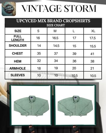 Upcycled Mix Brand Cropshirts