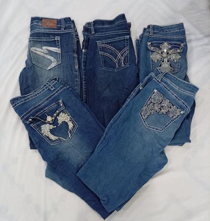 CR7615 Y2K Flare Jeans