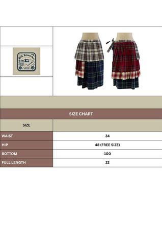 Upcycled Flannel Wrap Skirt