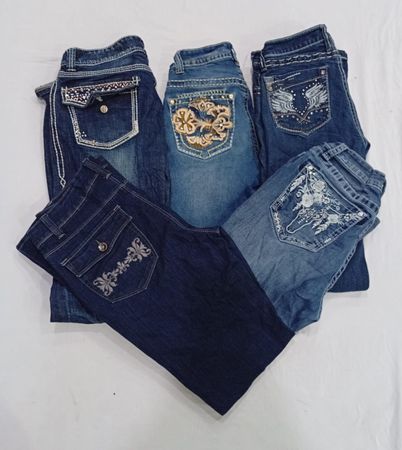 CR7620 Y2K Flare Jeans