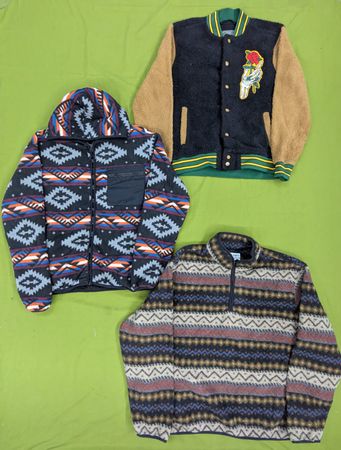 💥 RV3034 Jaquetas de Fleece Impressas