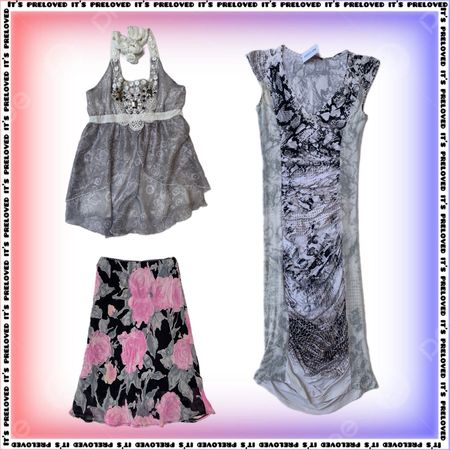 Tropical Goth Set - tops, dresses, skirts (SS-2248)