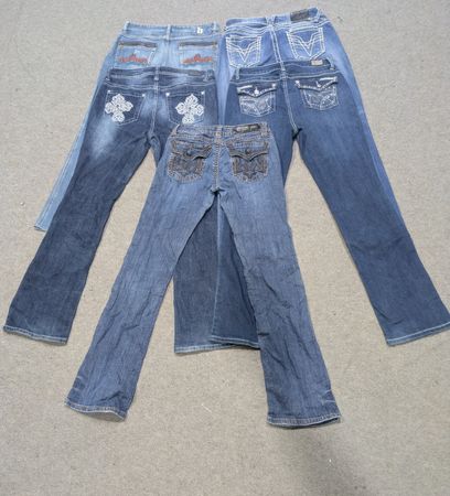 Y2K Women's Low Rise Bootcut/Straight/Flares Jeans