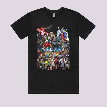 Japanese cartoon print Tshirts