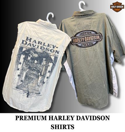 Premium Harley Davidson Button up shirts