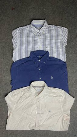 Polo Ralph Lauren & Lacoste Cottons shirts 10 pcs