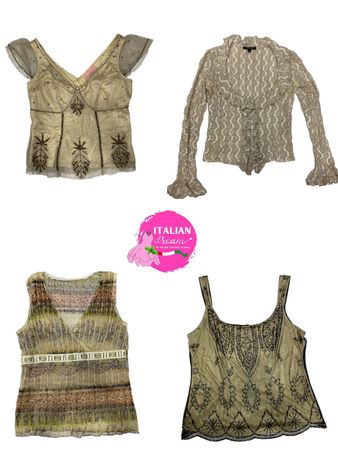 Y2K grunge core mixed tops