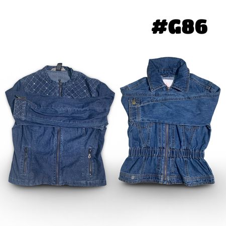 Jaqueta de denim Y2k (marcas) FC, GB e camarada etc #G86