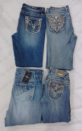 CR7592 Y2K Flare Jeans