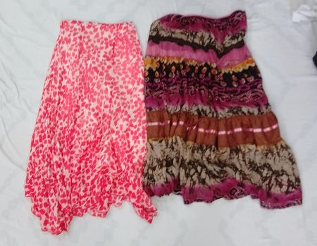 CR7596 Y2K Poly Skirts