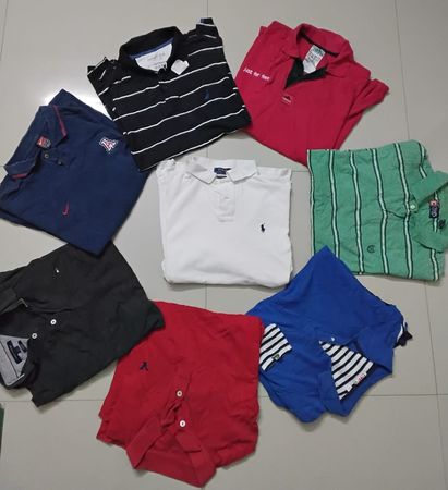 Mixed branded polo tshirts